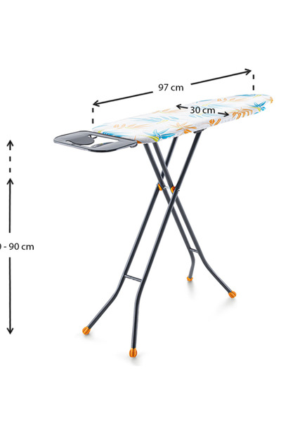 Nova Home Alsu ironing board, Cotton/Polyester, 30x97cm