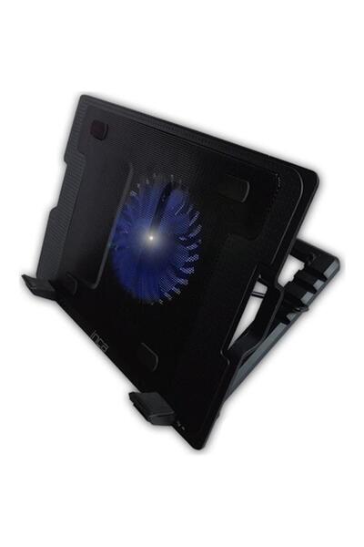 Inca Data-C808 Inc-343Fxs Black Silent USB Stand Adjustable Notebook Cooler