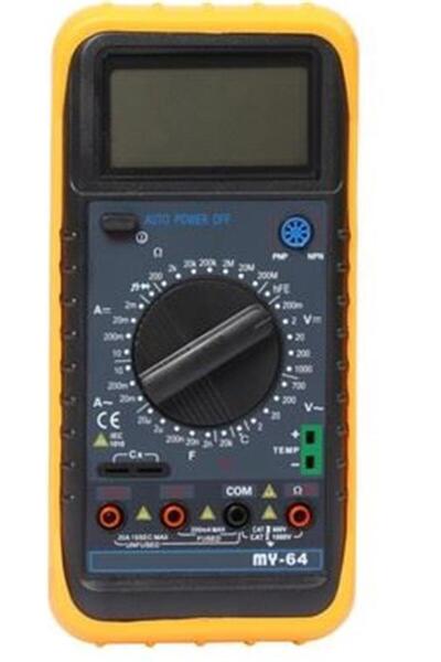 S-Line جهاز قياس رقمي متعدد الوظائف طراز data-a490 DTMY64 مع حامل