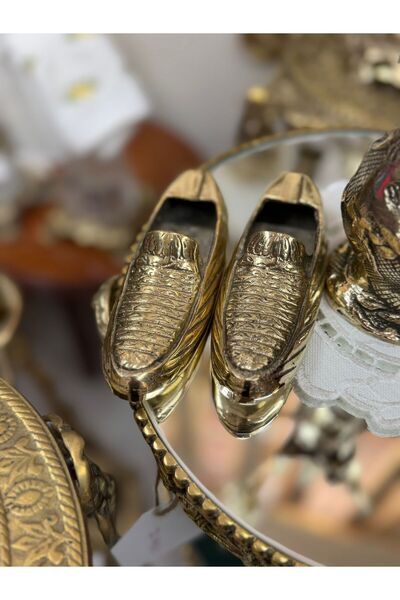 Handmade Pirinç Ayakkabı Küllük