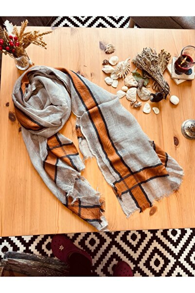 Chinko Soft Drafted 100% Wool Woven Shawl Unisex