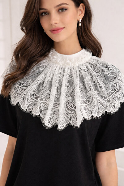 PL White Vintage Collar