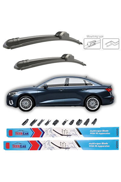 TEAMCAR Ștergătoare de parbriz Audi A3 (Limuzină 8VS, 8VM) 2013-2020 – Set față