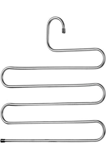 TARIK HOME 1 τεμάχιο Μεταλλική κρεμάστρα ρούχων πολλαπλών επιπέδων για παντελ...