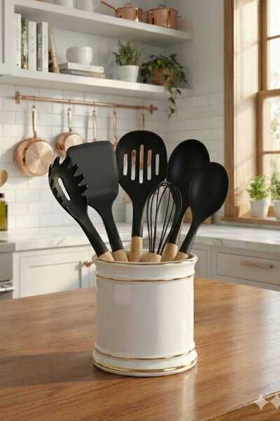 Paçi Home Bambu Saplı 6 lı Silikon Servis Seti