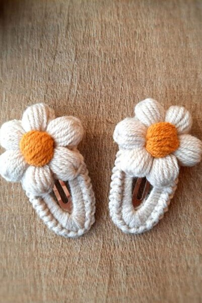 zanaatçı anne Σετ χειροποίητων πλεκτών κλιπ αμιγκουρούμι 2 τεμαχίων Pofidik D...