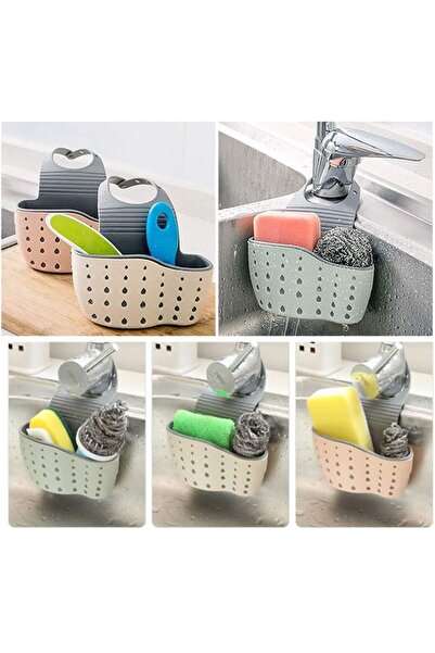 TARIK HOME 1 τεμ. Θήκη για σφουγγάρια Οργανωτής νιπτήρα κουζίνας Ράφι για σφο...
