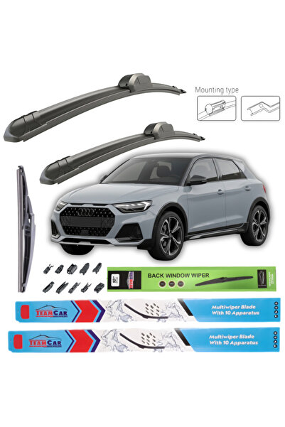 TEAMCAR Ștergătoare de parbriz Audi A1 (Allstreet GBH) 2022+ – Set complet