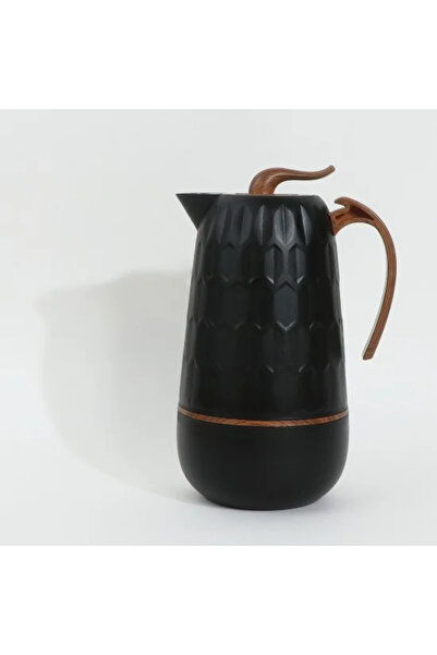 Generic Distinctive tea thermos with wooden handle - 1 liter - squeeze