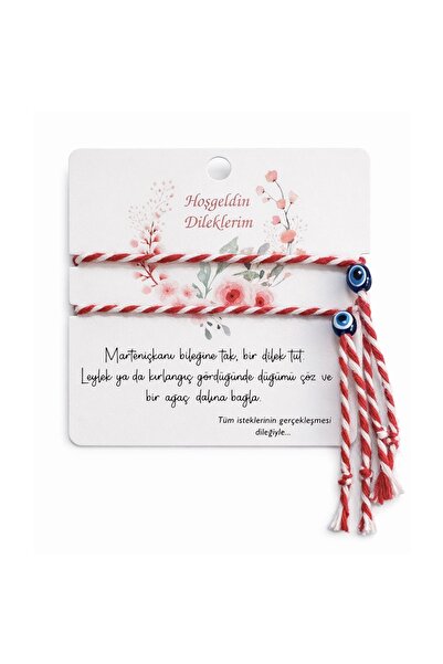 Bujiteri El Yapımı Marteniçka Bileklik – Nazar Boncuklu Bahar & Şans Bilekliğ...