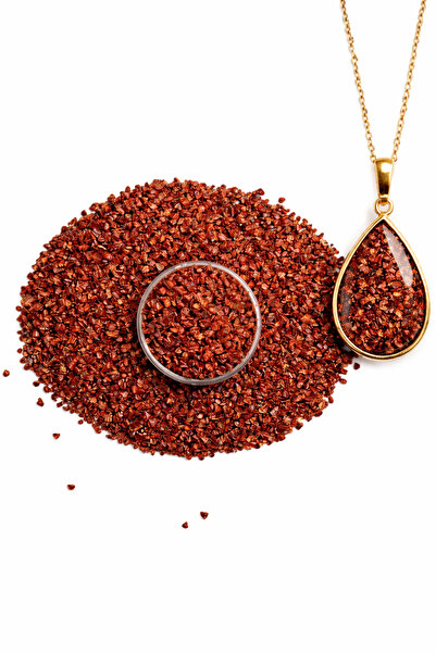 epoksi kalıp cank Epoksi Reçine 50gr Sedefli Kiremit Kırmızı Kırık Cam Dekora...