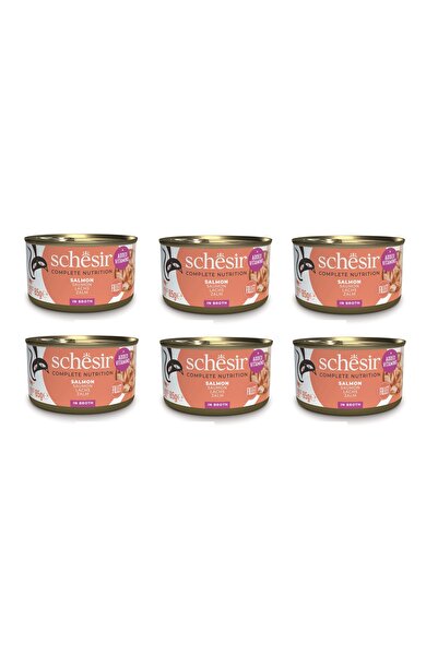 Schesir Somonlu Tam ve Dengeli Broth Pişirme Suyunda Kedi Konservesi 85 Gr. X...
