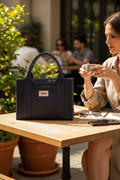 AHMERA Smoked Tote Bag Medium Size Handbag