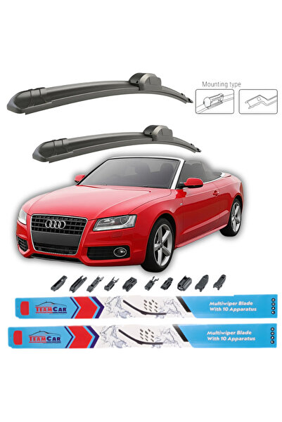 TEAMCAR Ștergătoare de parbriz Audi A5 (B8) CABRIOLET 2009-2011 – Set față