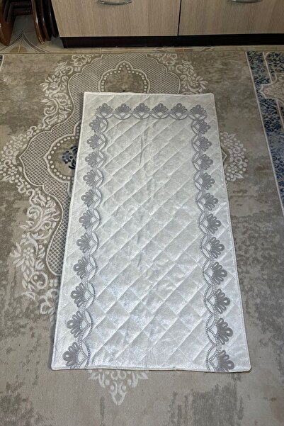 Vijdan Life Çocuklar İçin Dantelli Elyaflı Kadife Seccade | Yumuşak Dokulu, 6...