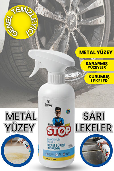 Snowy Stop Mucizevi Çok Amaçlı Temizleyici Oto Jant Metal Ve Dış Yüzey Yağ Çö...