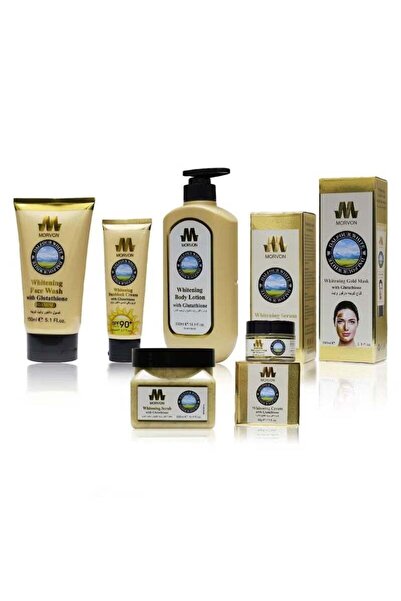 MORVON مجموعة مورفون لتفتيح البشرة والعناية بها، 7 قطع