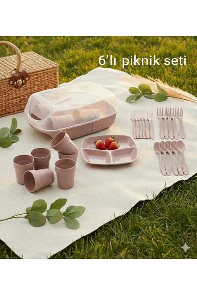 ÇANKAYA PLASTİK 31 PARÇA PİKNİK SETİ ÇANTALI