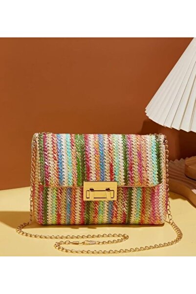 Genericc Handwoven Crossbody Bag for Women