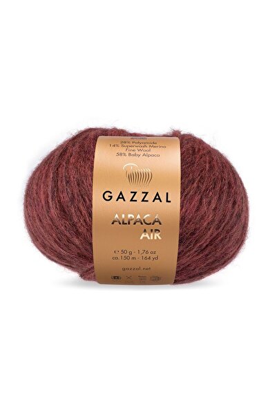 Gazzal خيوط ألبكا إير 4 عبوات 58% ألبكا بيبي 14% ميرينو 28% بولي أميد - 50 جر...