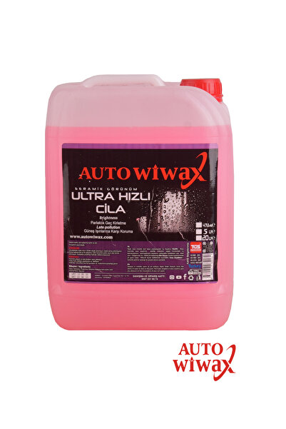 autowiwax Profesyonel Ultra Hızlı Cila 5 Litre Araç Boya Koruma ve Parlatıcı