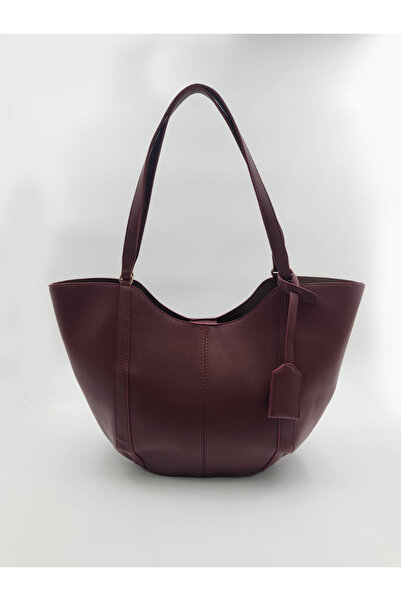 TUESFA Women's Faux Leather Shoulder Bag with 3 Compartments, Large Size, Sty...