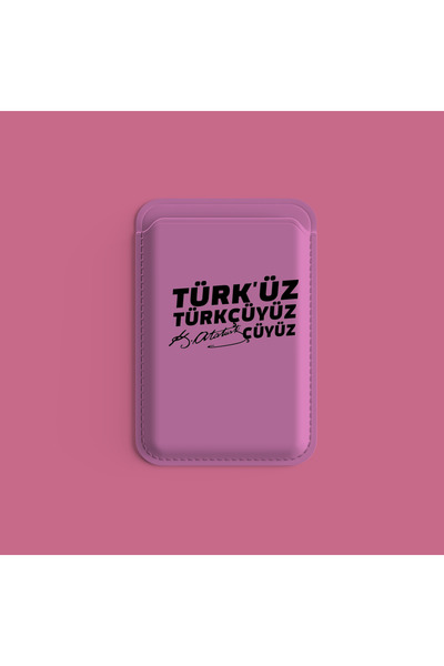 Bektas HomeOffice حامل بطاقات مغناطيسي أسود متوافق مع MagSafe بتصميم أتاتورك ...