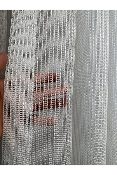 ÇOPURLAR PERDE Şile Tül Gümüş Simli Katolog Ürünü 1e2,5 orta pile