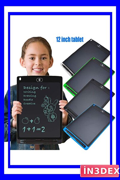 İN3DEX 12 inch lcd graphic drawing tablet pen includes educational toy