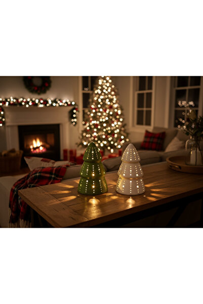 OKO DESİGN Noel Ağacı Dekoratif Led Tealight 2 Adet