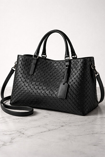 Bitacir Çapraz Örme Görünümlü Suni Deri 100 X 140 Ayakkabılık, Çantalık, Döşe...