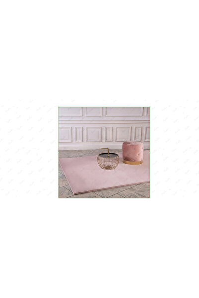 LALE Covor Blana Iepure sintetica, Paradise Lalee 400 Pastel Pink, Living / D...