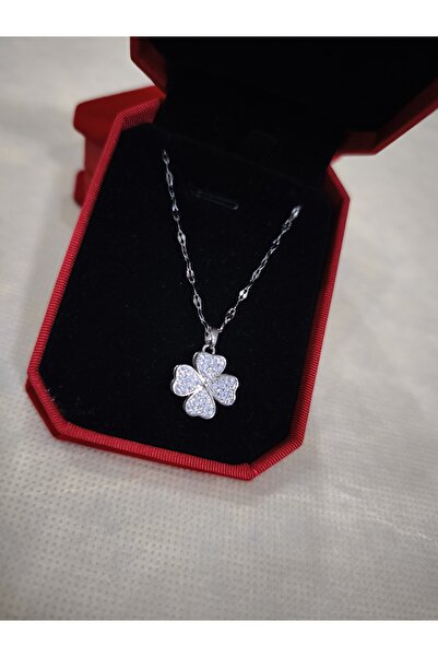 enyatakı Heart-shaped rotating clover model, guaranteed not to tarnish, speci...