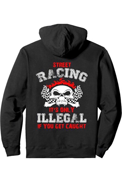 Hunors Sportswear & Company قبعة قطنية مطبوعة للجنسين من RACİNG İLEGALL بغطاء...