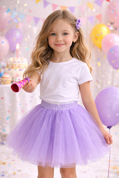 Fairystory Girl's Light Blue Tutu Skirt – Special Day & Party