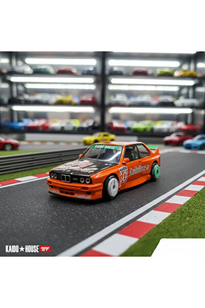 HOT WHEELS Kaido x Mini GT BMW M3 Kaidohaus V1 1:64 Ölçek Turuncu Renk Diecas...