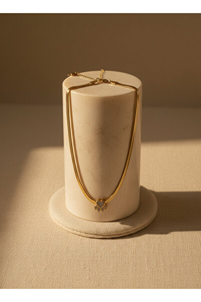Two B Jewelry Pati Detaylı Kolye