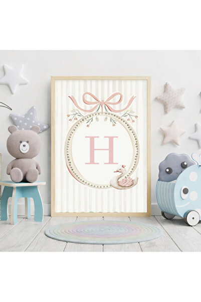 VOBA STORE VOBA- KİŞİSELLEŞTİRİLMİŞ BAŞ HARFLİ ÇOCUK ODASI ÇERÇEVE GÖRÜNÜMLÜ ...