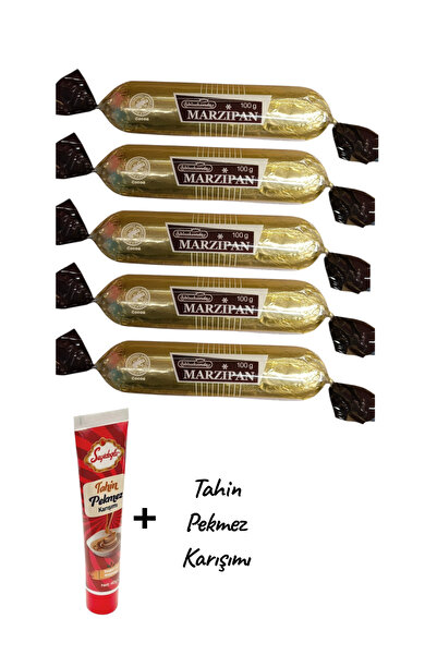 KMS HOME Schluckwerder Marzipan Bitter Çikolata Kaplı Badem Ezmesi 100 gr X 5...