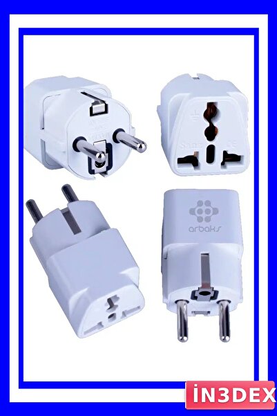 İN3DEX محول كهربائي من النوع البريطاني للسفر 220 فولت