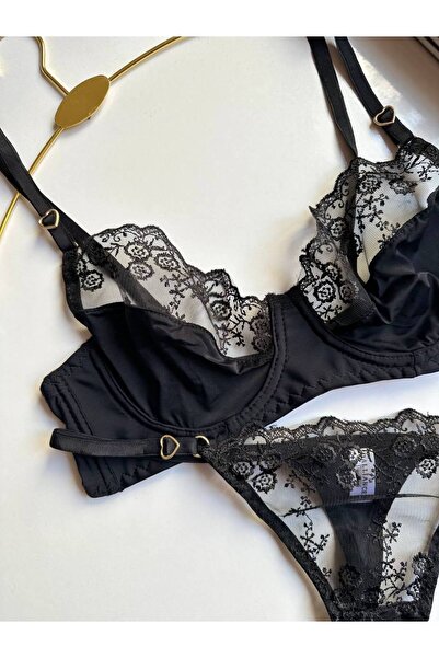 YOYYO Set sutien cu dantela