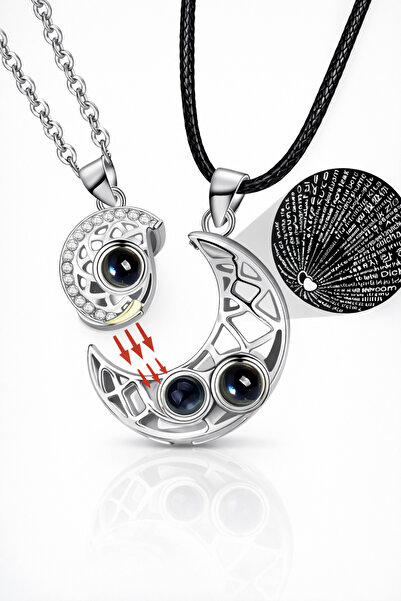 deepmoon 2'li 100 Dilde Seni Seviyorum Mıknatıslı Kutulu Ay Ve Güneş Sevgili ...