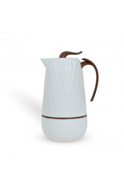 Generic Distinctive tea thermos with wooden handle - 1 liter - squeeze