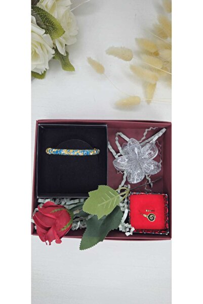 Ivory Pearl Zircon Stone Enamel Bracelet, Natural Stone Ring, Clasp Valentine...