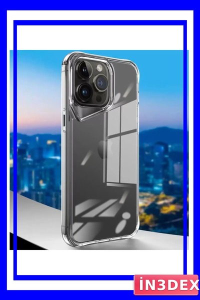 İN3DEX حافظة آي بي 14 برو نيو زون الشفافة بالجملة