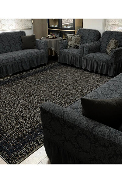 ARTUÇ Washable Shawl Pattern 3-3-1-1 Seat Cover with Flexible Jacquard Fabric