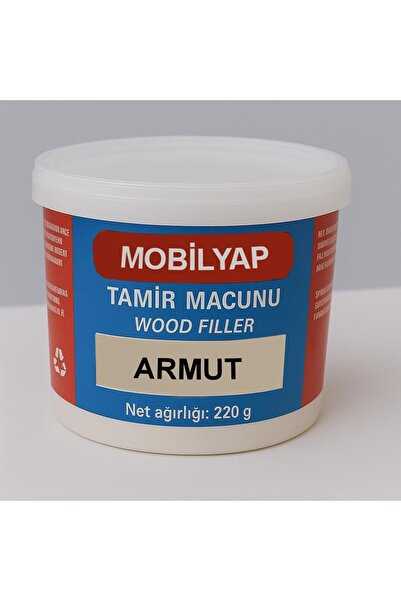 Mobilyap Armut Ahşap Mobilya Parke Tamir Dolgu Macunu Çatlak Çizik Giderici K...