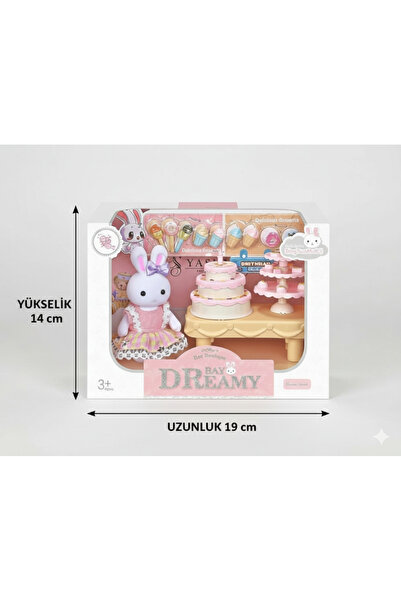Daily Bazaar Bay Dreamy Mini Tavşan Doğum Günü Pastası