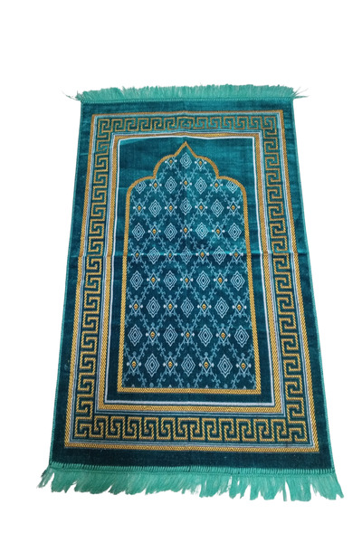 OBRNHOMEN 20 Velvet Prayer Mats Hajj Umrah Mevlüt Gift for Distribution