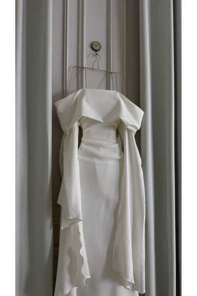 qmhafrst فستان ناعم باربي ابيض